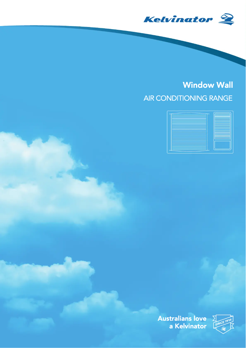 Page 1 de la notice Brochure Kelvinator KWH26CRE