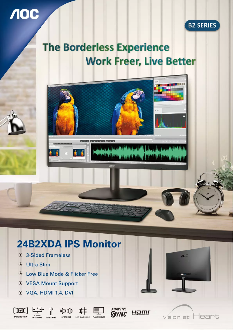 Page 1 de la notice Brochure AOC 24B2XDA