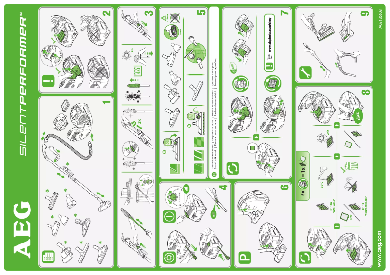 Image de la première page du manuel de l'appareil ASP7140
