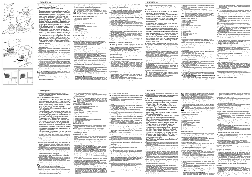 Page 1 de la notice Manuel utilisateur Solac CH6350