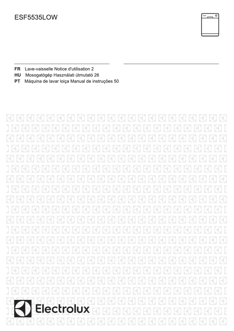 Page 1 de la notice Manuel utilisateur Electrolux ESF5535LOW