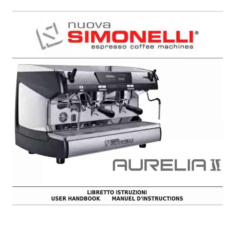 Page n°1 - Manuel utilisateur Nuova Simonelli Aurelia II Competizione