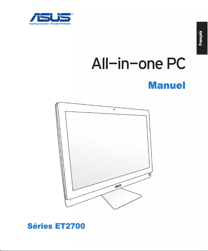Image de la première page du manuel de l'appareil EeeTop ET2700
