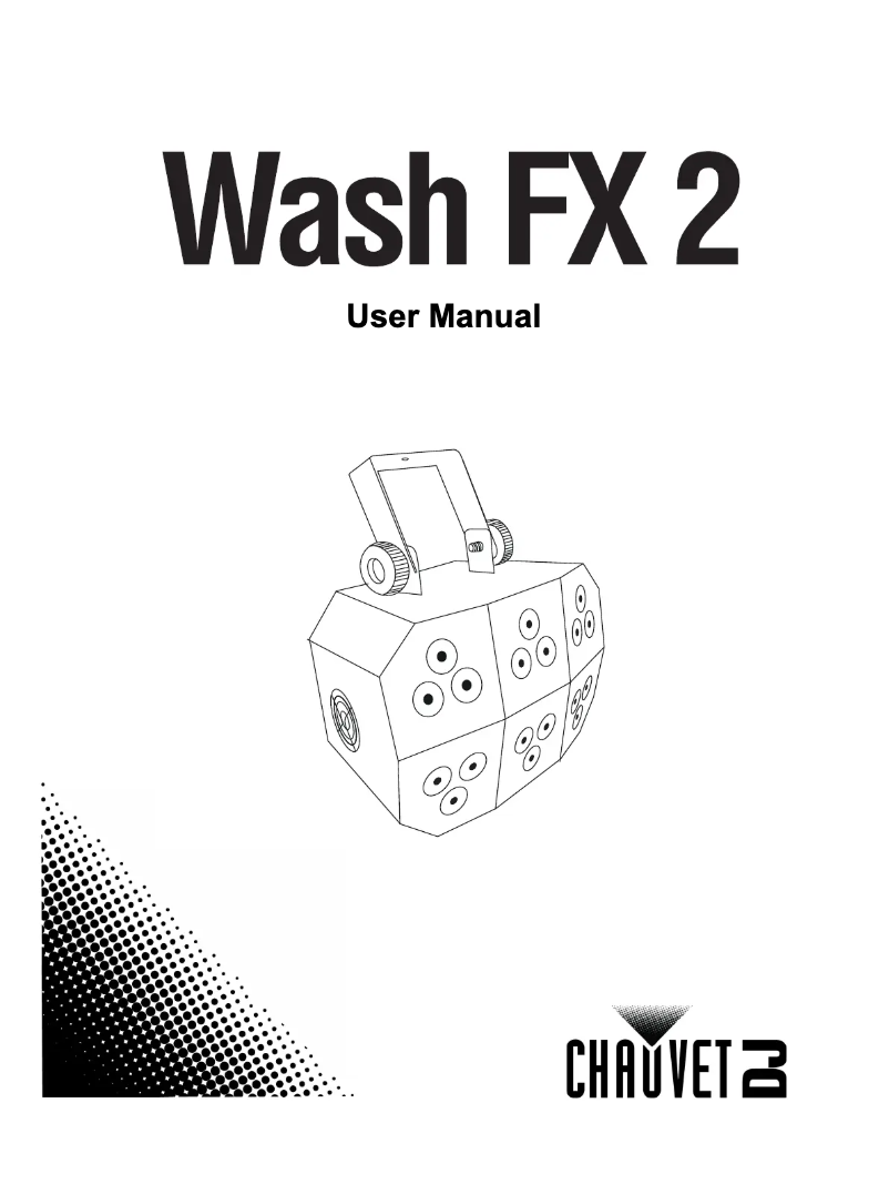 Image de la première page du manuel de l'appareil Wash FX 2