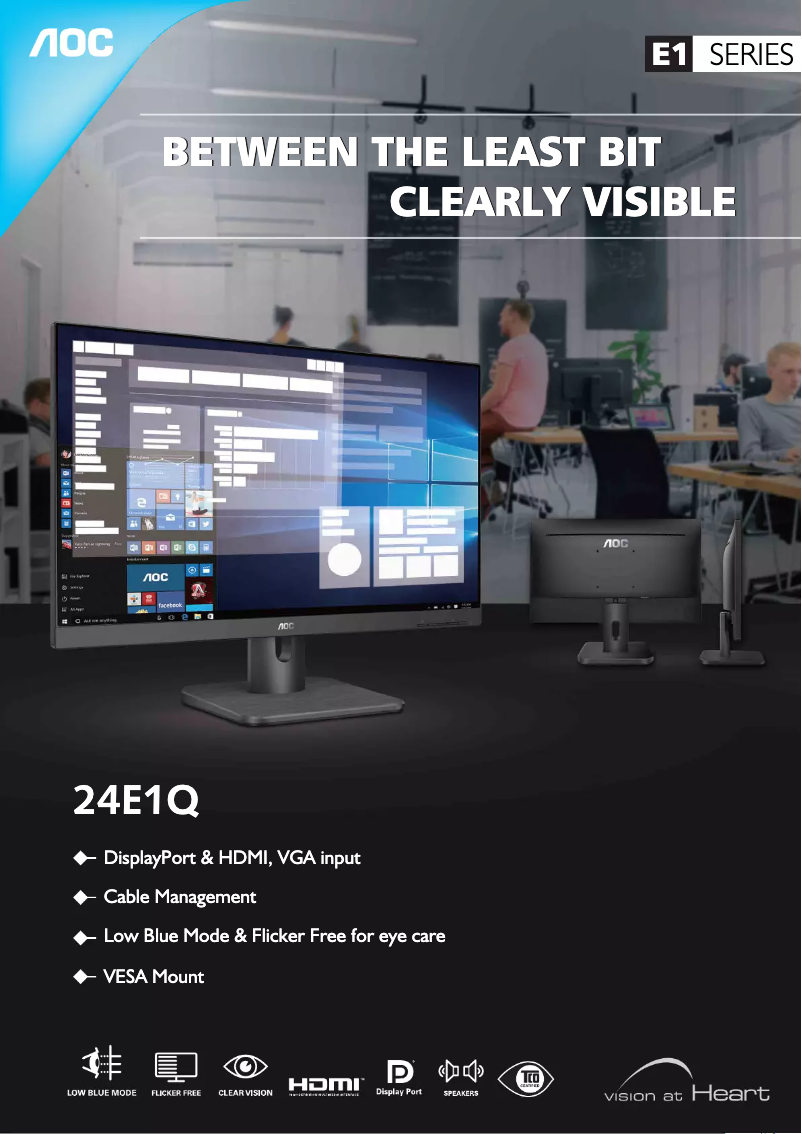 Page n°1 - Catalogue AOC Essential-line 24E1Q