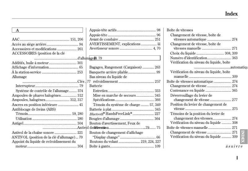 Página 1 del manual Manual de usuario Honda Civic Coupe (2010)