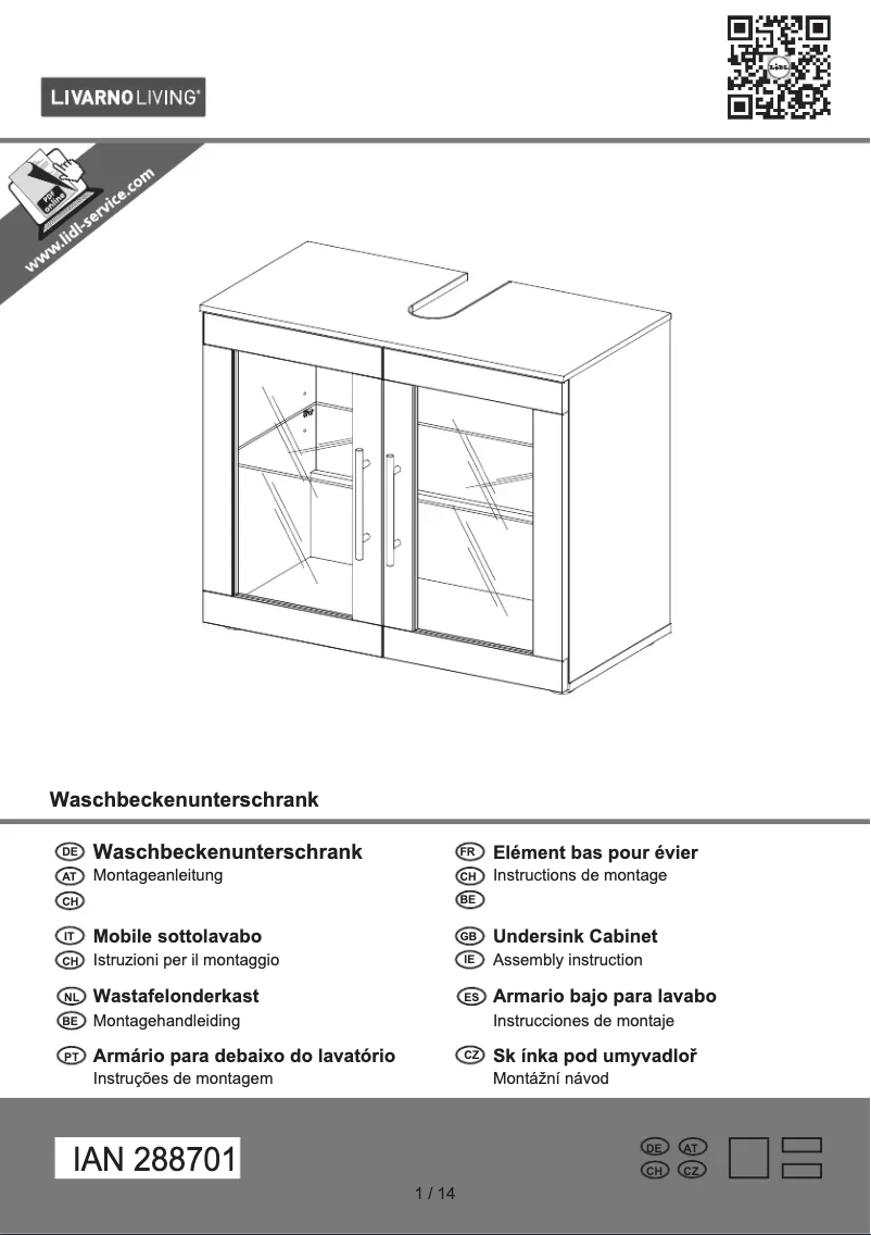 Image de la première page du manuel de l'appareil IAN 288701