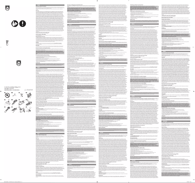 Page n°1 - Manuel utilisateur Philips Series 5000 S5880