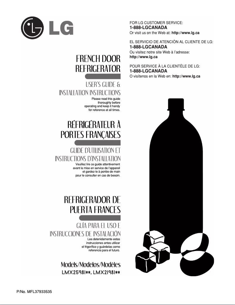 Imagen de la primera página del manual del dispositivo LMX21981ST