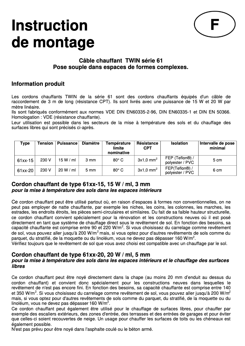 Imagen de la primera página del manual del dispositivo Set 6103-20