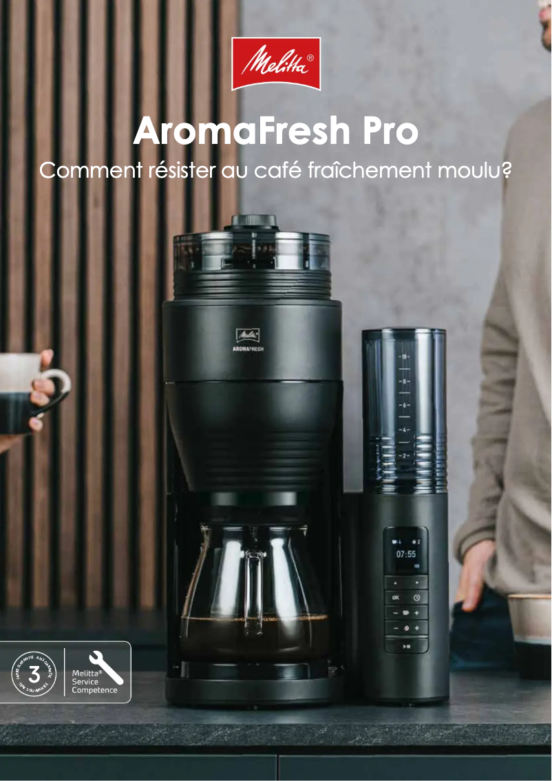 Página 1 del manual Manual de usuario Melitta AromaFresh Pro