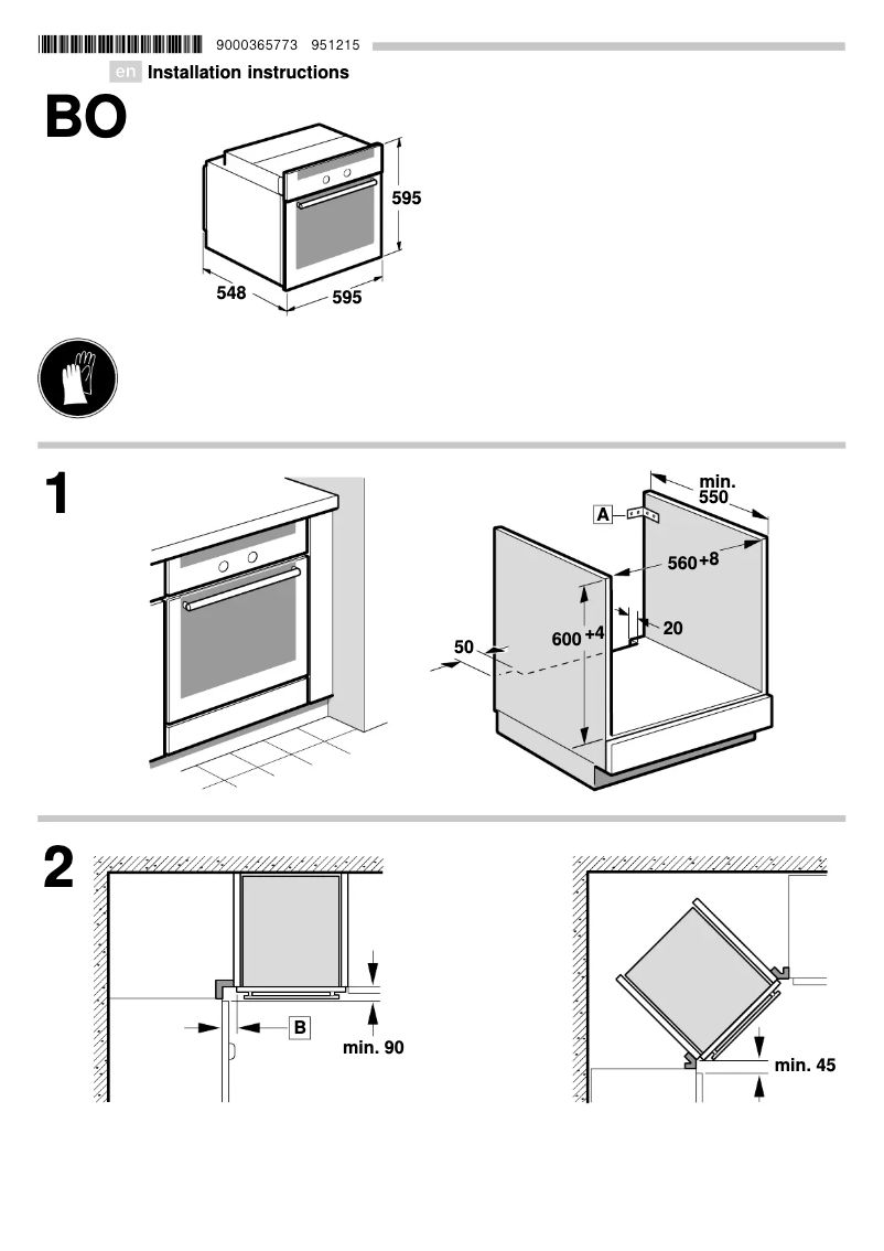 Page n°1 - Guide d'installation Siemens HB43AB520B