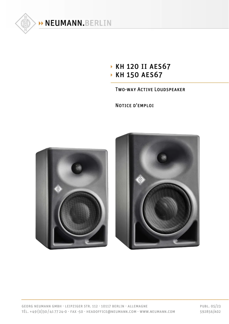 Page n°1 - Manuel utilisateur Neumann U 47