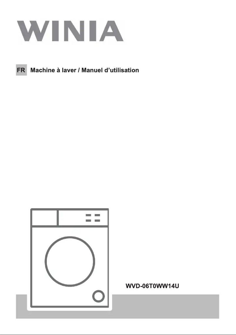 Page n°1 - Manuel utilisateur Winia WVD-06T0WW14U