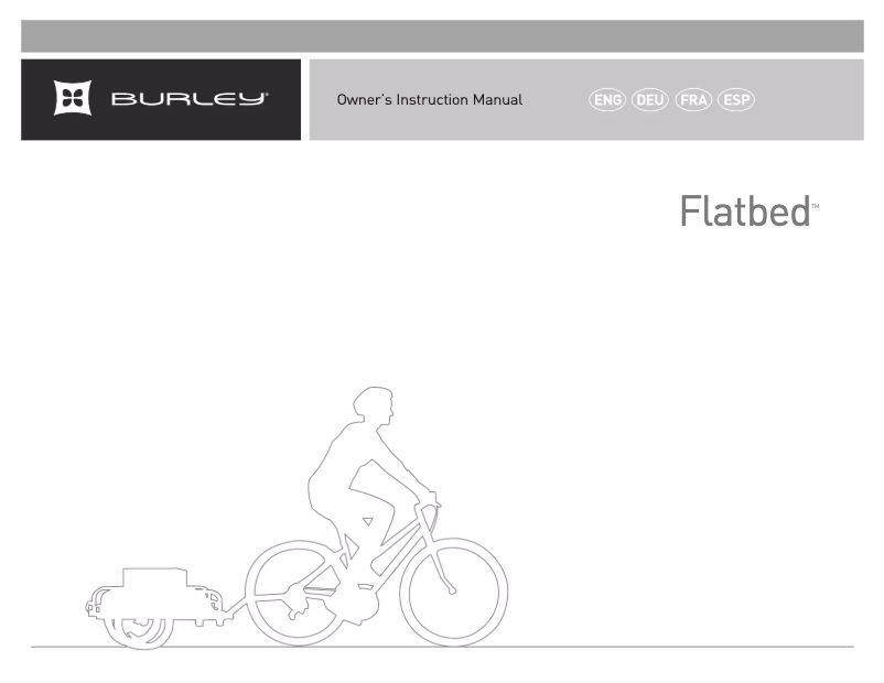 Page n°1 - Manuel utilisateur Burley Flatbed