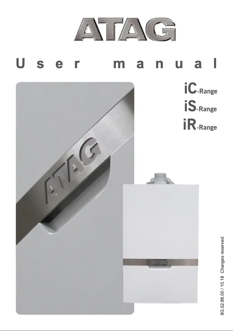 Page n°1 - Manuel utilisateur Atag i40R
