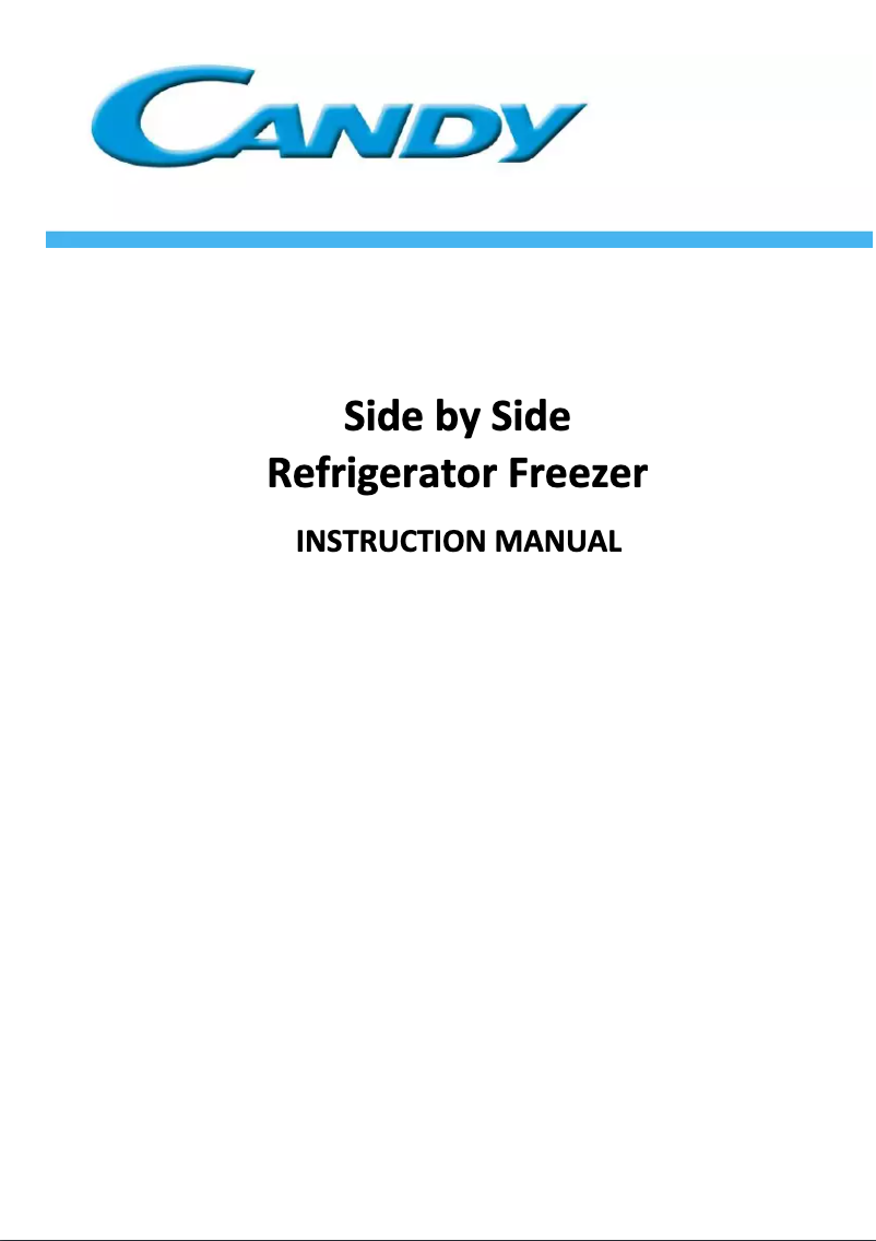 Page 1 de la notice Manuel utilisateur Candy CHSBS 9174X