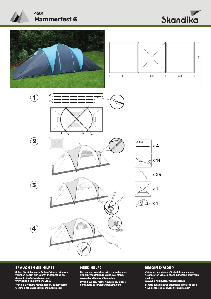 Page n°1 - Manuel utilisateur Skandika Hammerfest 6