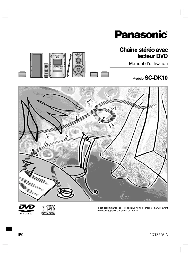 Página 1 del manual Manual de usuario Panasonic SC-DK10