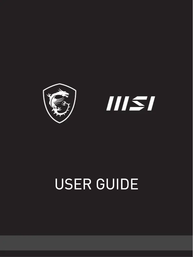 Page 1 de la notice Manuel utilisateur MSI Katana GF76