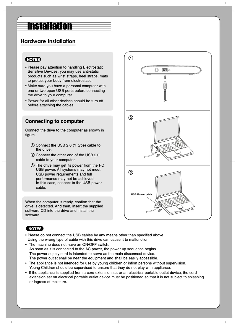 Página 1 del manual Manual de usuario LG GP08NU6R