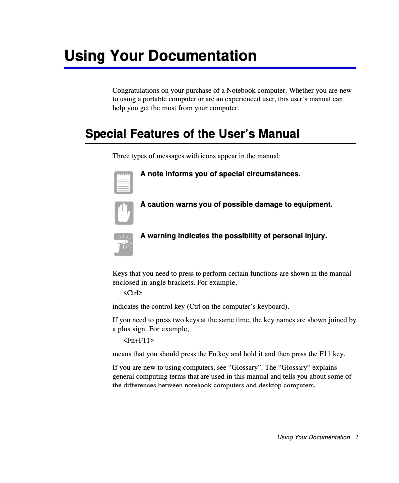 Page 1 de la notice Manuel utilisateur Samsung N640CN214K