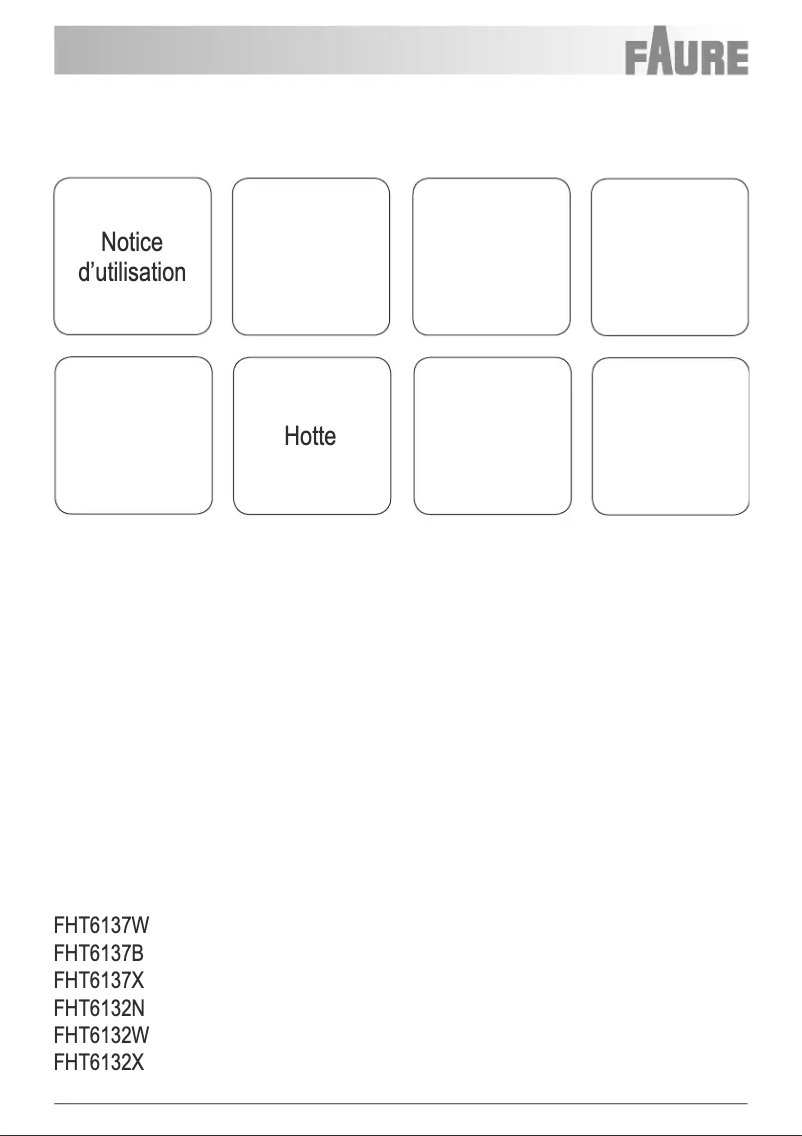 Image de la première page du manuel de l'appareil FHT6132X