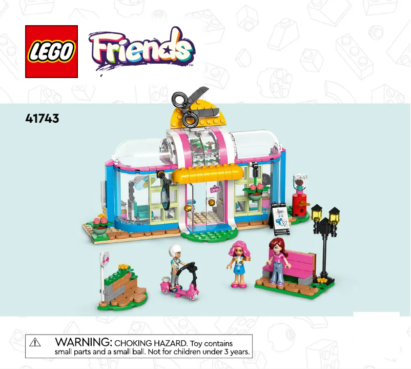 Page n°1 - Manuel utilisateur Lego Friends 41743