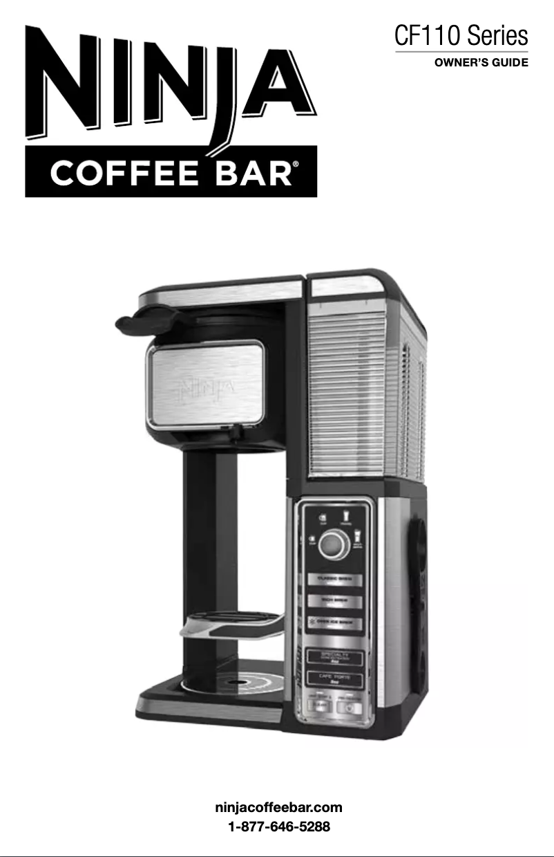 Image de la première page du manuel de l'appareil Coffee Bar CF111