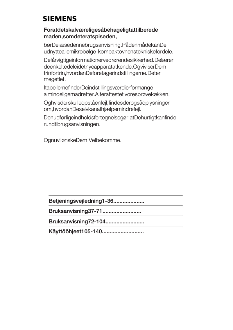 Image de la première page du manuel de l'appareil HF25M660