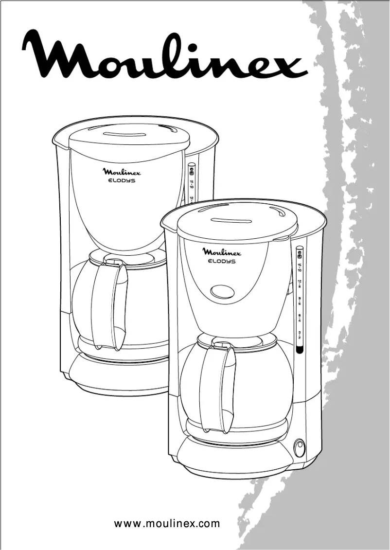 Image de la première page du manuel de l'appareil Elodys BCCA