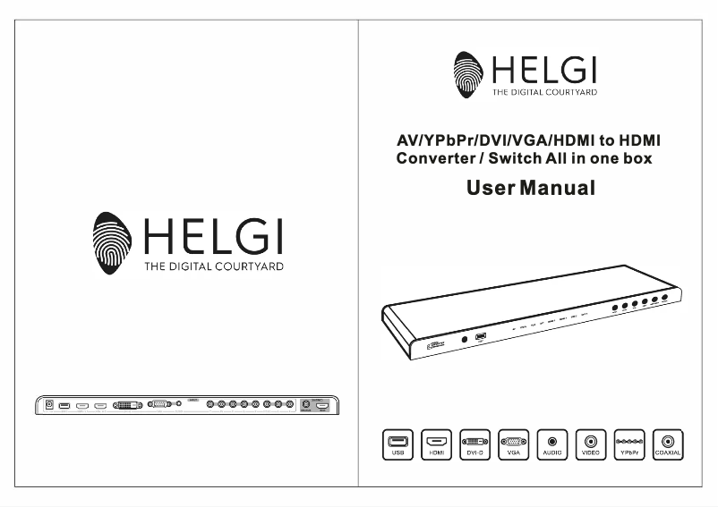 Image de la première page du manuel de l'appareil HLG0391N