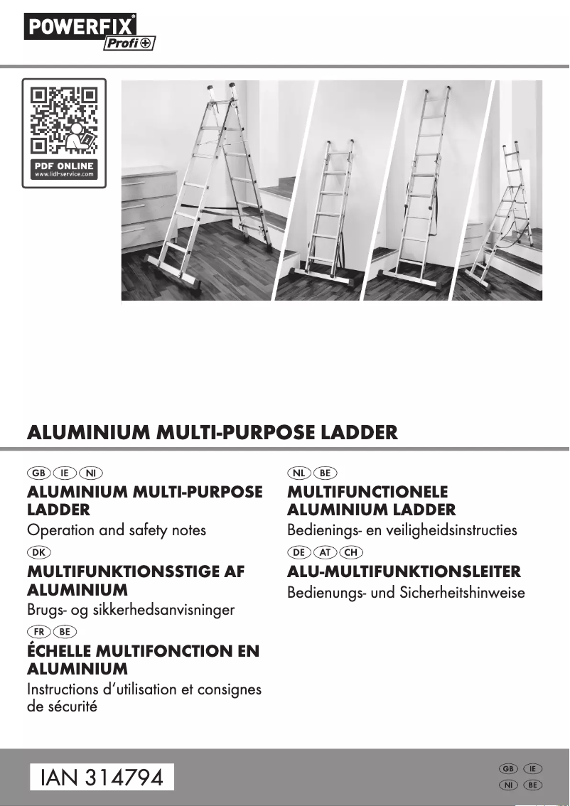 Page n°1 - Manuel utilisateur Powerfix HG01975