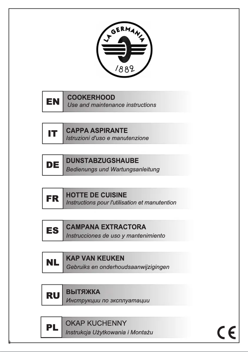 Page 1 de la notice Manuel utilisateur La Germania K60 TU XX A