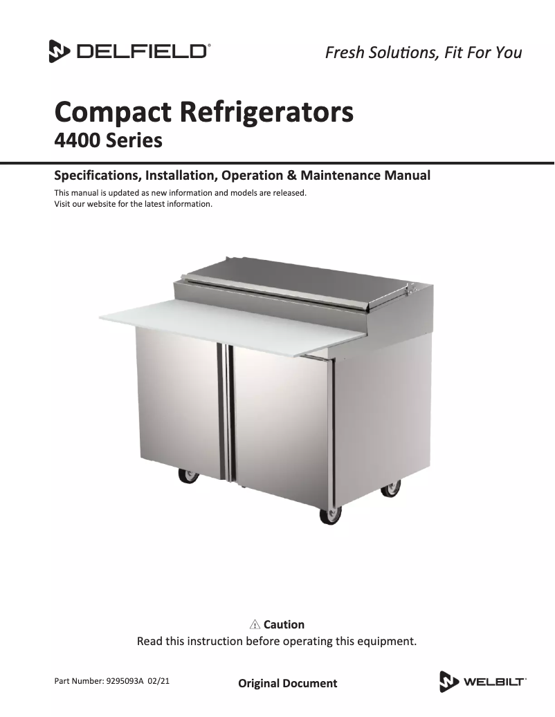 Image de la première page du manuel de l'appareil NLFACP-16