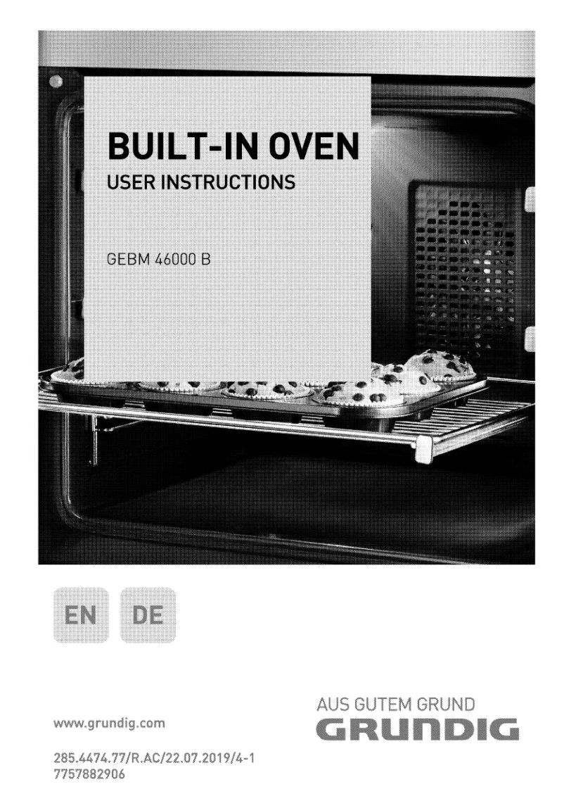 Page n°1 - Manuel utilisateur Grundig GEBM 46000 B