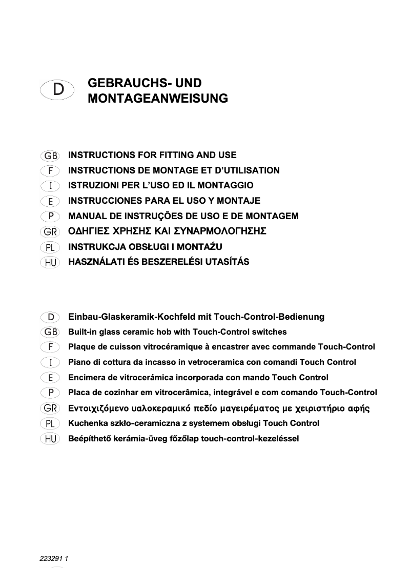 Page 1 de la notice Manuel utilisateur Teka VR TC 90 2I