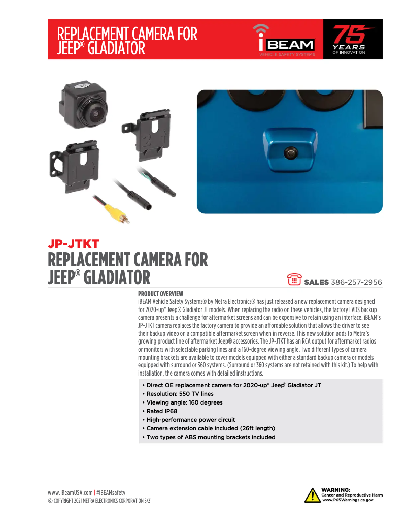 Página 1 del manual Folleto Metra JP-JTKT