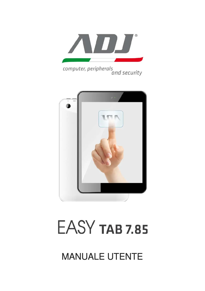 Page 1 de la notice Manuel utilisateur Adj 400-00006