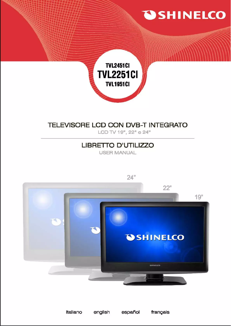 Page 1 de la notice Manuel utilisateur Shinelco TVL2251CI