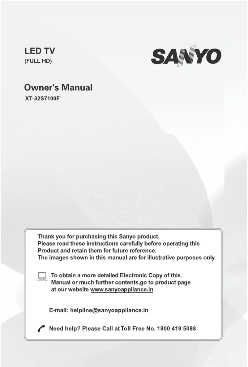 Image de la première page du manuel de l'appareil XT-32S7100F