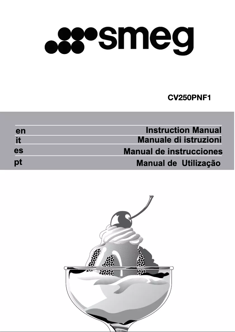 Image de la première page du manuel de l'appareil CV250PNF1
