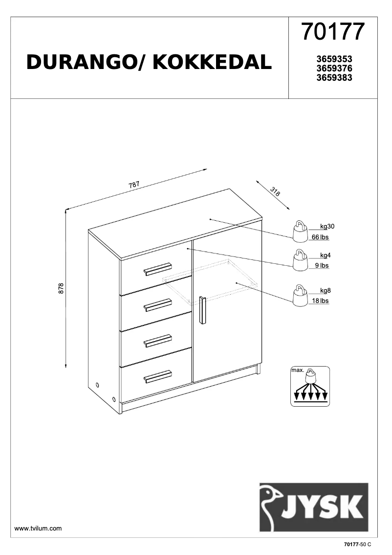 Image de la première page du manuel de l'appareil Kokkedal (79x88x32)