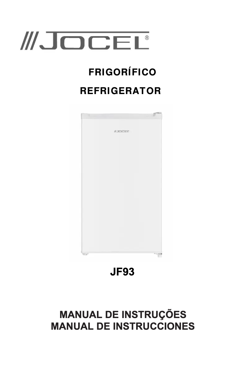 Image de la première page du manuel de l'appareil JF93