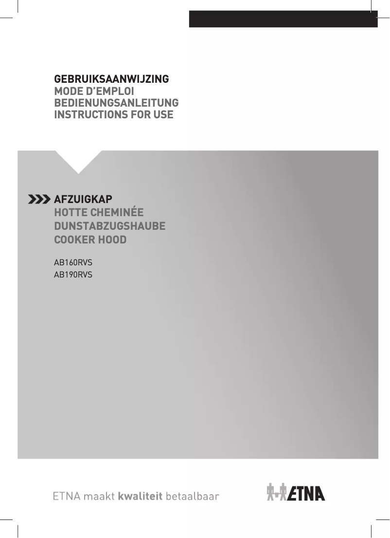 Page 1 de la notice Manuel utilisateur Etna AB160RVS