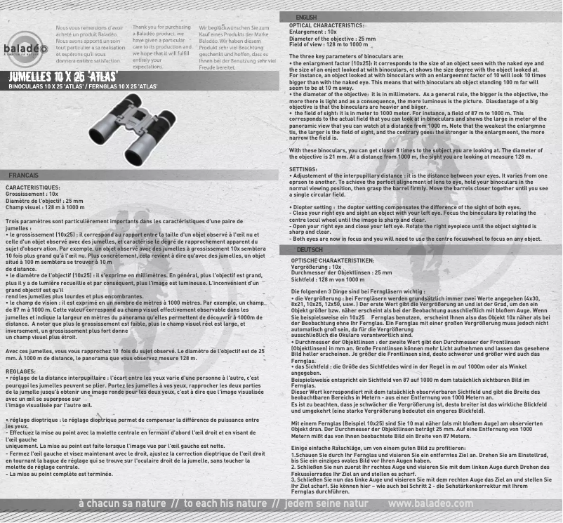 Image de la première page du manuel de l'appareil PLR004