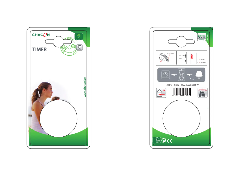 Página 1 del manual Manual de usuario Chacon 54012