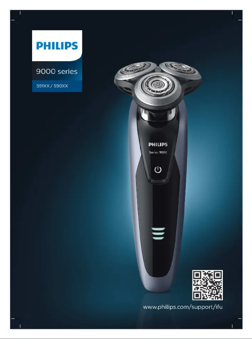 Page n°1 - Manuel utilisateur Philips SHAVER Series 9000 S9031