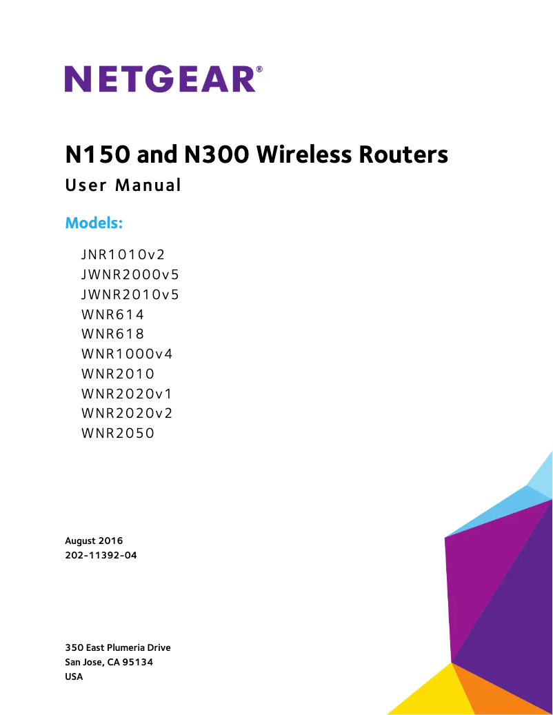 Page 1 de la notice Manuel utilisateur Netgear WNR614