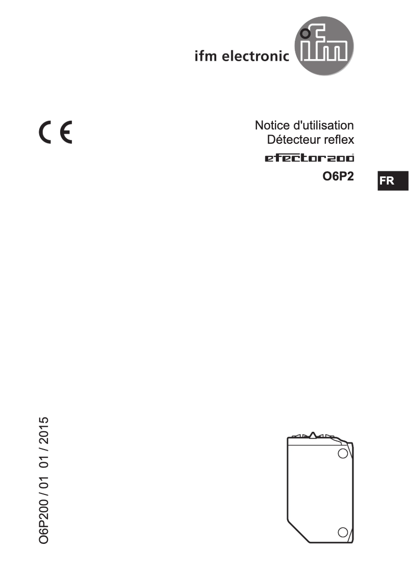 Page n°1 - Manuel utilisateur IFM O6P204